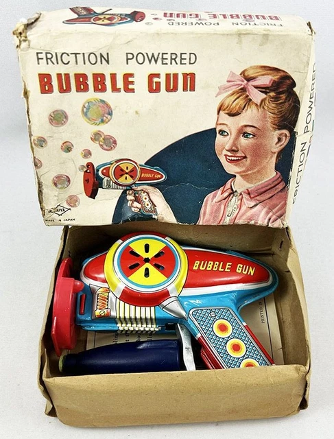 Pistolet à Bulles Friction – Tôle – Daiya Japon 1960's – Vintage Occasion