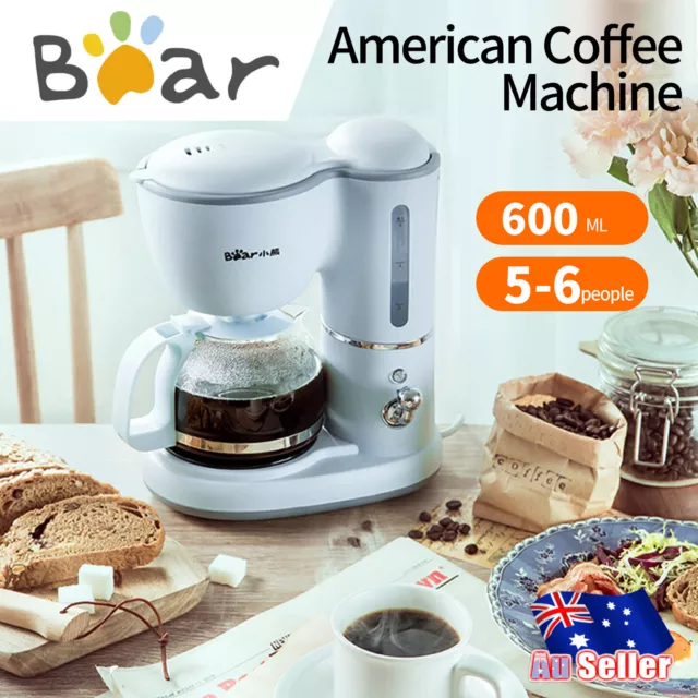 Bear American Mini Electric Coffee Machine Home Office Autom Coffee Machine New