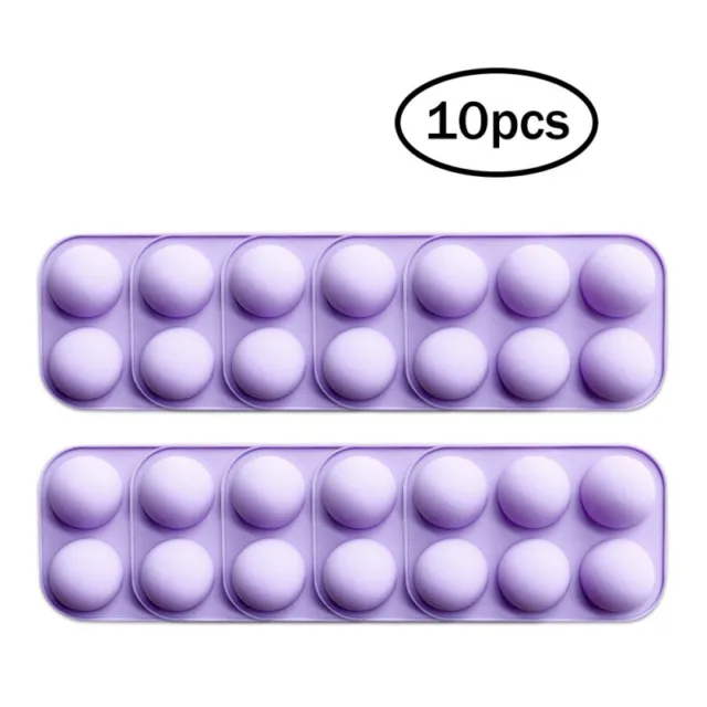 DIY 6Holes Ball Sphere Mold Silicone Cake Chocolate Candy Baking Soap Jelly Mold