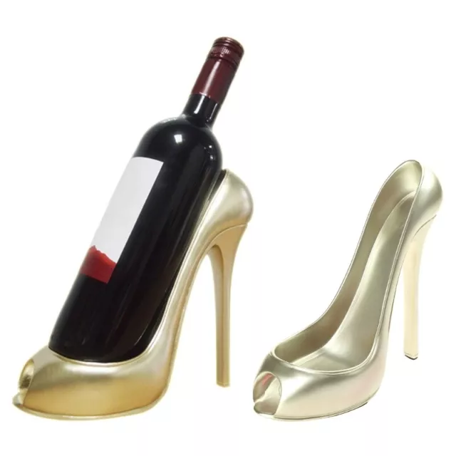 High Heel Shoe Wine Bottle Holder Stylish Wine Rack Gifts Basket Accessories