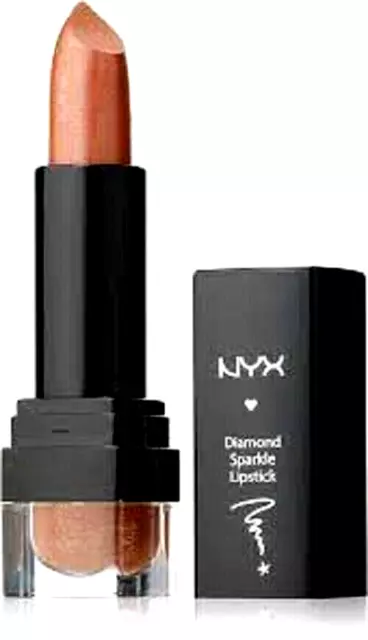 NYX Diamond Sparkle Lipstick DS07 Sparkling Amber - rare