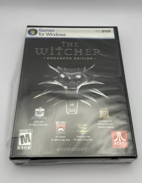 The Witcher Améliorée Édition~ Jeu PC ~ Windows XP/Vista (Neuf Nouveau-Scellé)