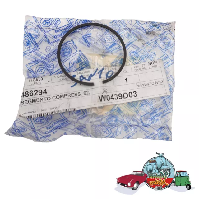 486294 1° Band Kolben D 62,6 Piaggio Liberty 150 Fly 150 Skipper (Sehen Desc )