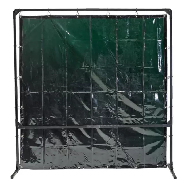 Draper Tools Welding Curtain With Metal Frame, 6' x 6' 2