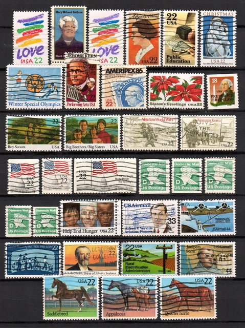 Briefmarken USA LOT aus 1985 gestempelt (US 346)