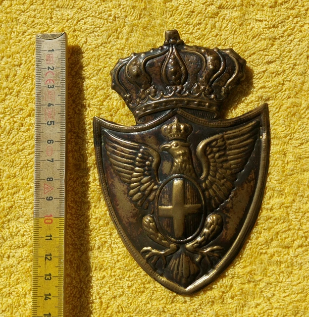 Fregio Armata Sarda Da Shakot Mod 1817  Per Fanteria Cacciatori