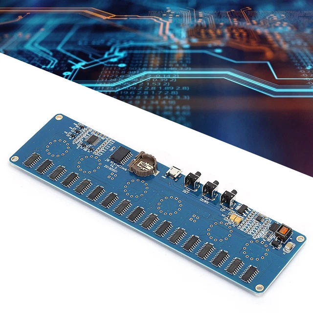 STM8S005 DC Control 12V 1A Electronic IN14 Nixie Tube LED Circuit Board PCB New