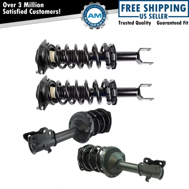 Front & Rear Strut & Spring Assembly Set Fits 2006-2014 Subaru Tribeca