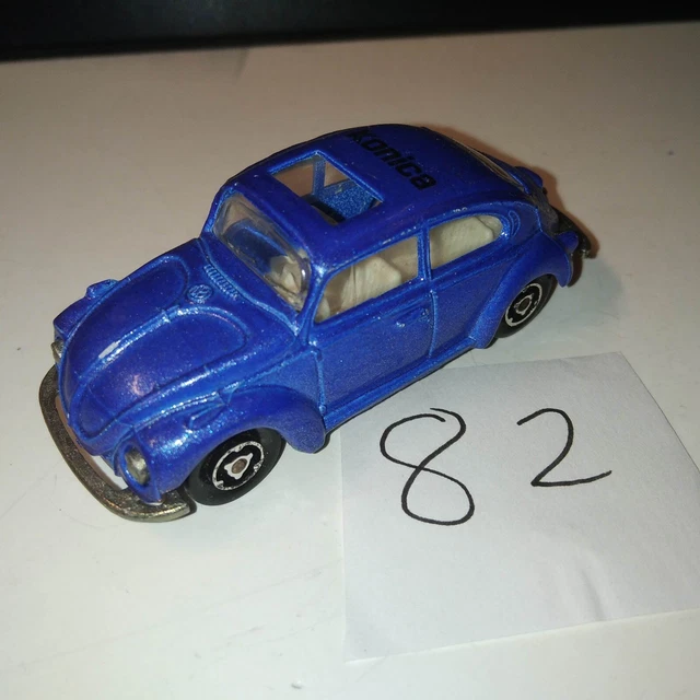 Majorette Vintage N°82 - Volkswagen Cox 1302 - Majopub Konica - Échelle 1/60