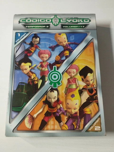 CODE LYOKO SEASON 2 Volume 1 and 2 - 2 x DVD Spanish English Reg 2 £41. ...
