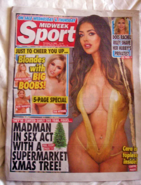 DAILY SPORT**BLONDES WITH BIG BOOBS**5 PAGE SPECIAL**! £5.00