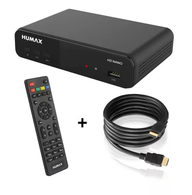 HUMAX HD Nano Satellite Numérique Récepteur 1080P DVB - S / S2 HDTV HDMI Scart