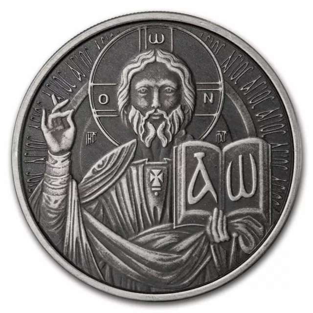 1 oz Silver Coin Samoa 2023 Jesus The Teacher Antiqued