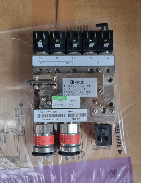 Kofloc 3810M Mass Flow Sensor Edwards A53340003 (Blueshelving.2)
