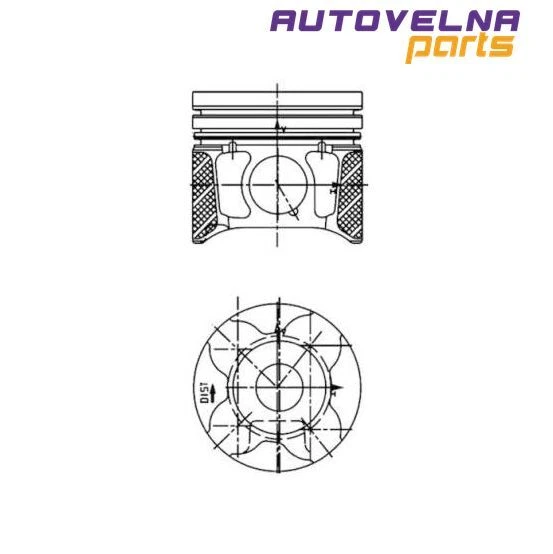 Pistone Kolbenschmidt 40179600 Nuovo