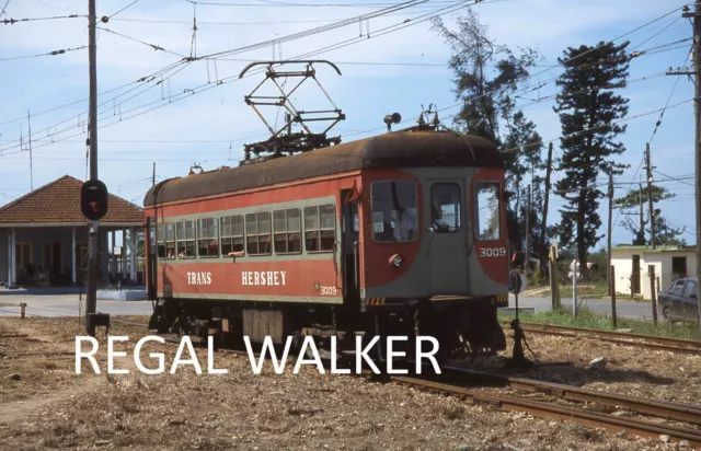 Orig 35Mm Cuba Cuban Railway Slide Railcar 3009 Hershey Railway At Hershey 2002