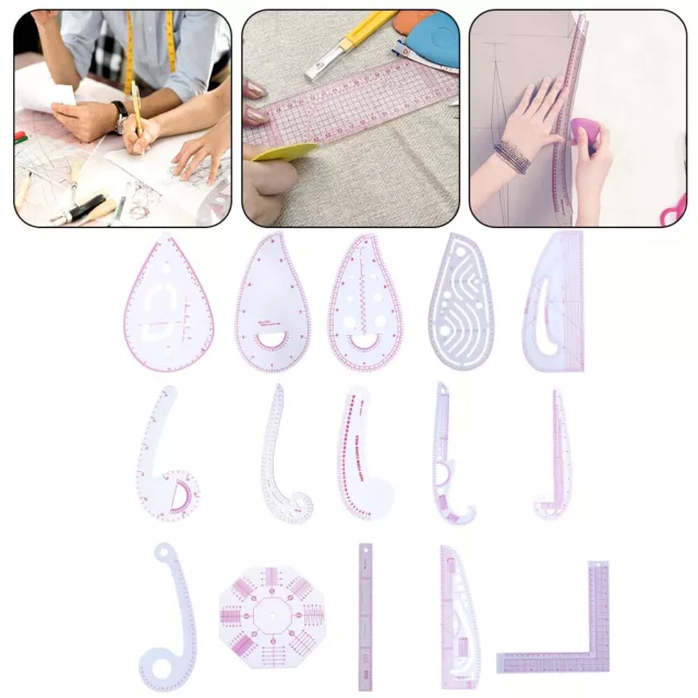 Innovative Measuring Sewing Ruler for DIY Craft Projects and Embroidery
