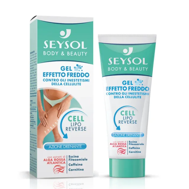 Seysol Body E Beauty Gel Effetto Freddo Anticellulite Azione Drenante 200ml