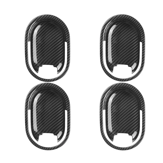 ABS plastica fibra di carbonio maniglia interna rivestimento copertura per Hyundai Ioniq5 2