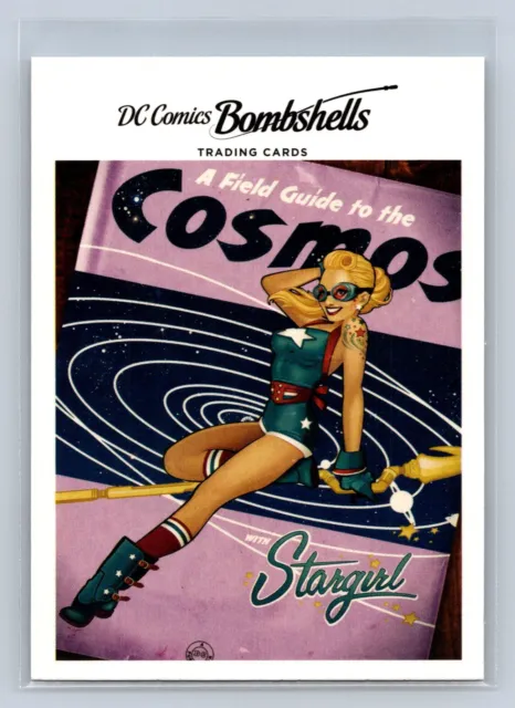 Justice League United - 2017 Cryptozoic DC Bombshells August 2014 cover card J07