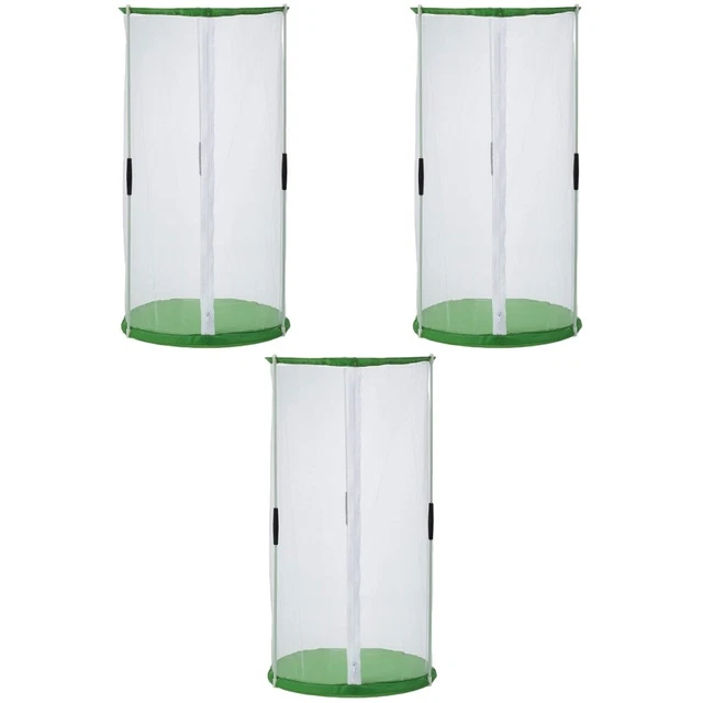 3 Pieces Insect Habitat Cage Butterflies Observation House Child