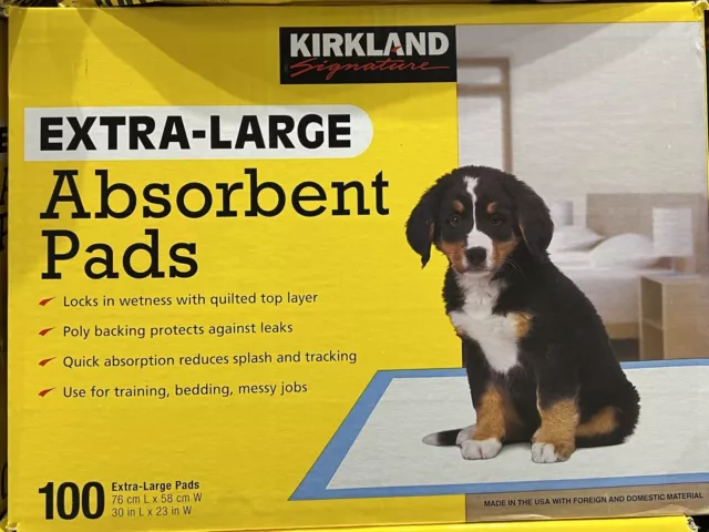 Kirkland Signature Absorbent Pads 58.4X76.2Cm (100Ct)
