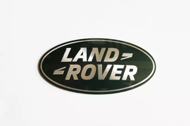 Land Rover Grill Badge Emblem Green/Silver 86mm LR053190