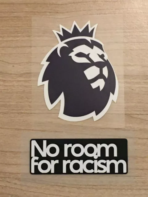 Patch Badge set officiel Premier League no room for racism 2023-2024 vendeur pro