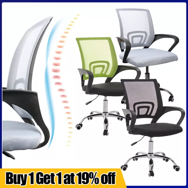 Ergonomic Office Chair Home Swivel Mesh Study Computer Desk Chair Adjustable