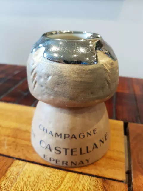 Rare Cendrier Publicitaire Champagne De Castellane Epernay