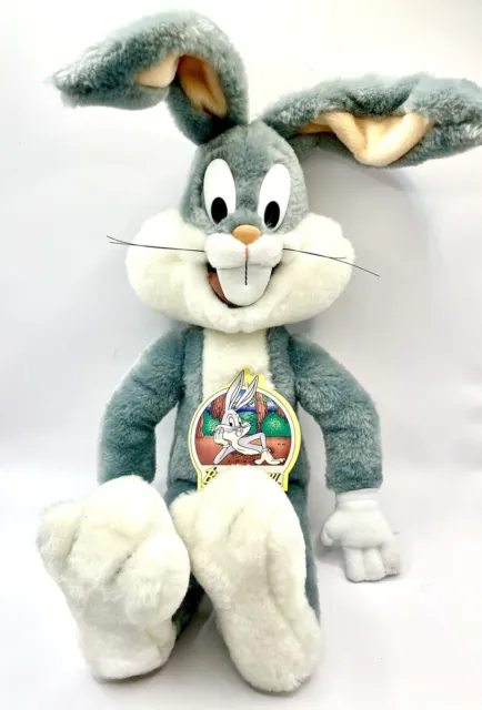 The 24K Company Bugs Bunny Plush 18” RARE 1993 Warner Brothers NEW