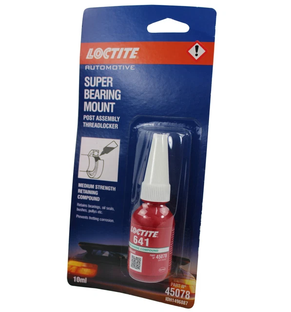 LOCTITE 641 RETAINING Compound Super Bearing Mount Threadlocker 10ml