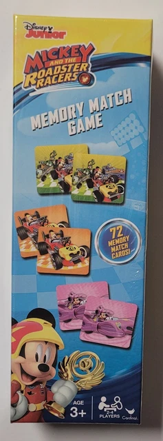 DISNEY JUNIOR MICKEY and the Roadster Racers Memory Match Game £7.17 ...