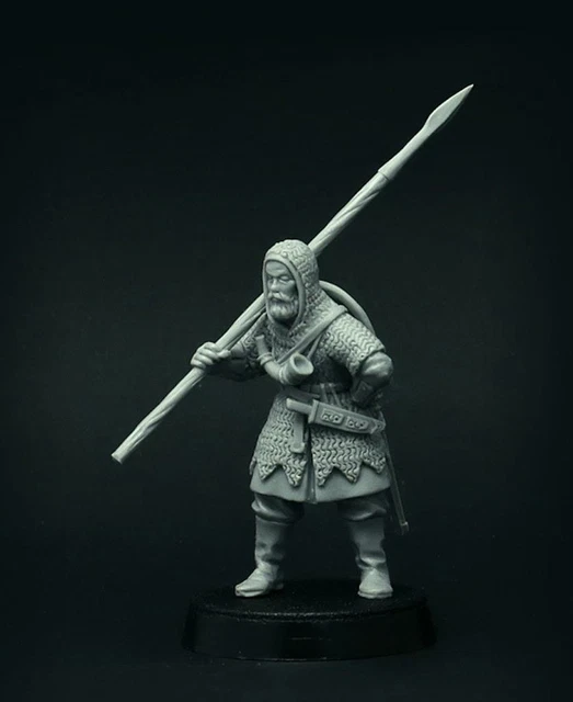 Brother Vinni Barbarian Hero, Wargame Miniature Saga 28 mm, résine, Gris Brother Vinni Barbarian Hero, Wargame Miniature Saga 28 mm, résine, Gris