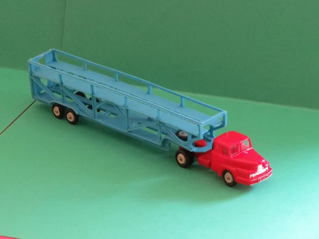 ECHELLE HO NOREV CAMION UNIC AVEC REMORQUE TRANSPORT BOUTEILLES SANS