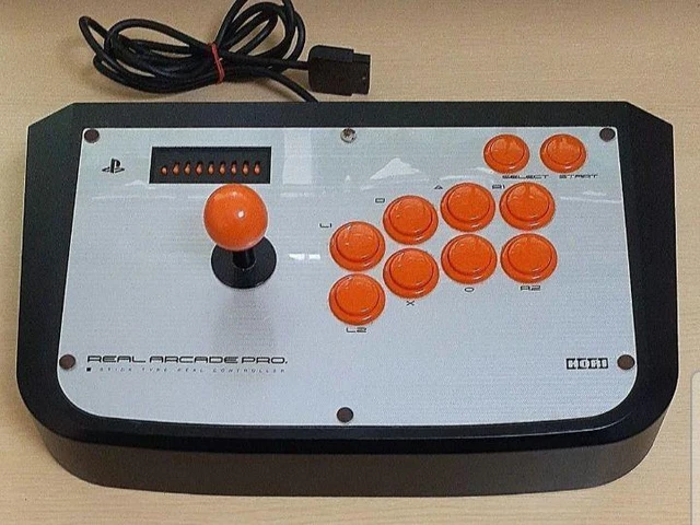 Hori Real Arcade Pro Orange PS PS2 Japan