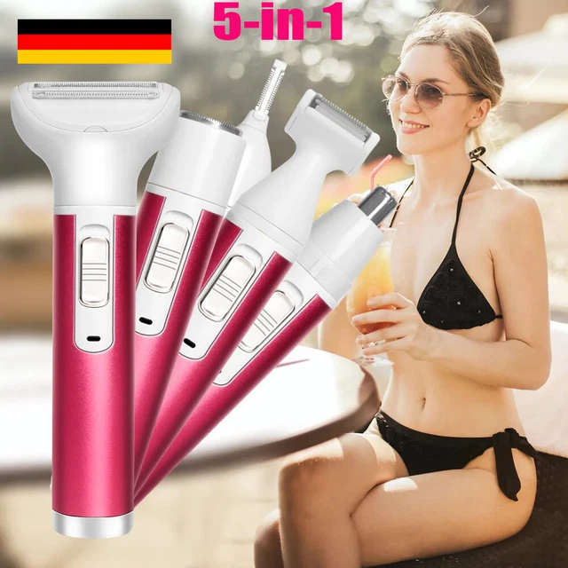 Elektrischer Rasierer Intimbereich Akku Damenrasierer Bikini Trimmer Epilierer!!