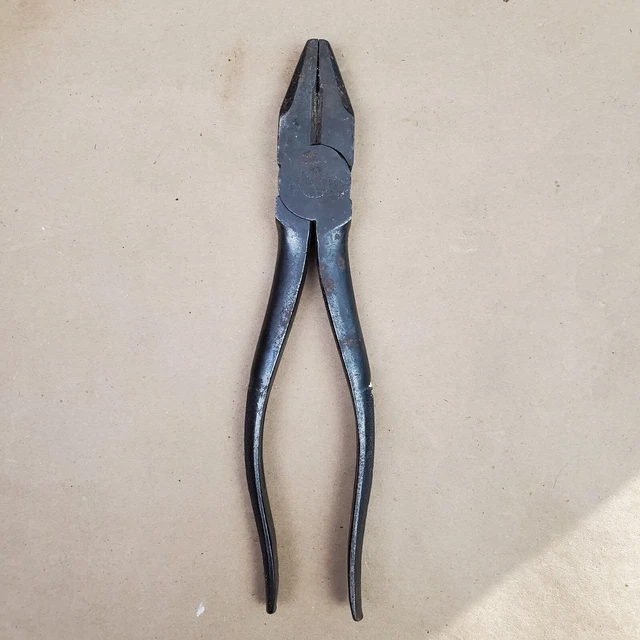 8" Kraeuter Utica Lineman Pliers 1831-8 Hand Tool USA  GREAT PRICE