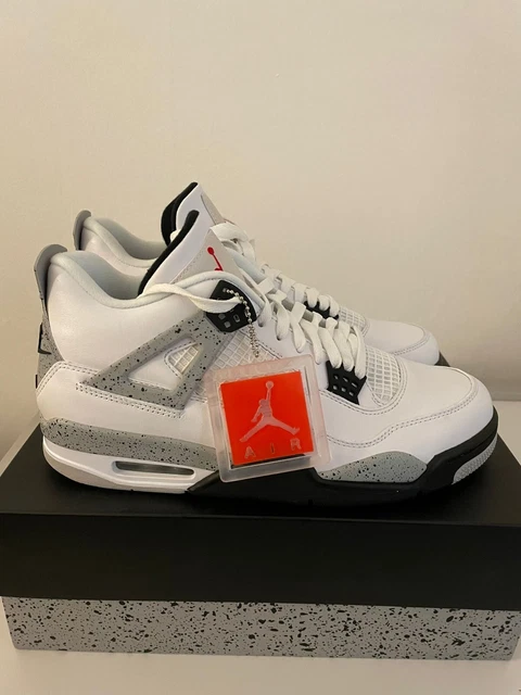 AIR JORDAN 4 retro OG Ciment Blanc 2016 US 10.5  UK 9.5 UK 44.5 EU never worn DS