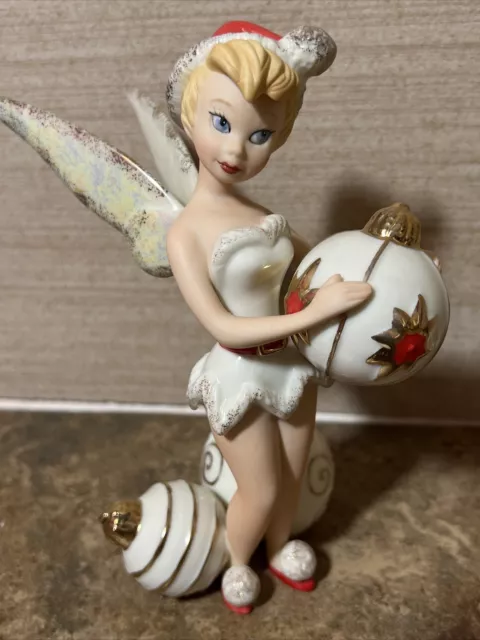RARE Lenox Tinker Bell Figurine Disney Christmas ornaments