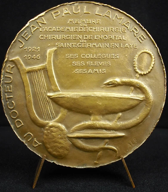 Médaille Union Du Commerce – Ville De Saint-Germain-en-Laye 1932 – Argent Plaqué