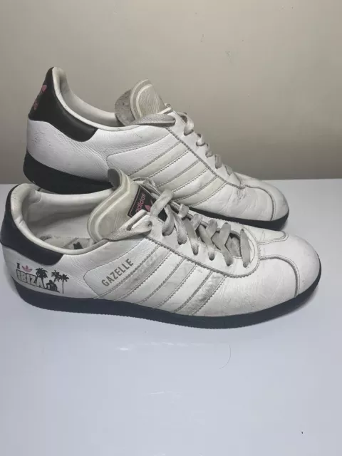 Mens white sales gazelles size 8