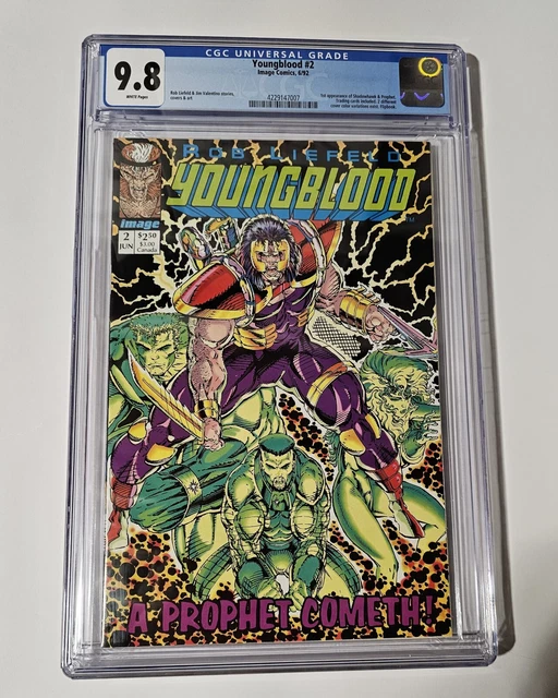 Youngblood 2 CGC 9.8 1st Shadowhawk, Prophet.  Jake Gyllenhaal Movie