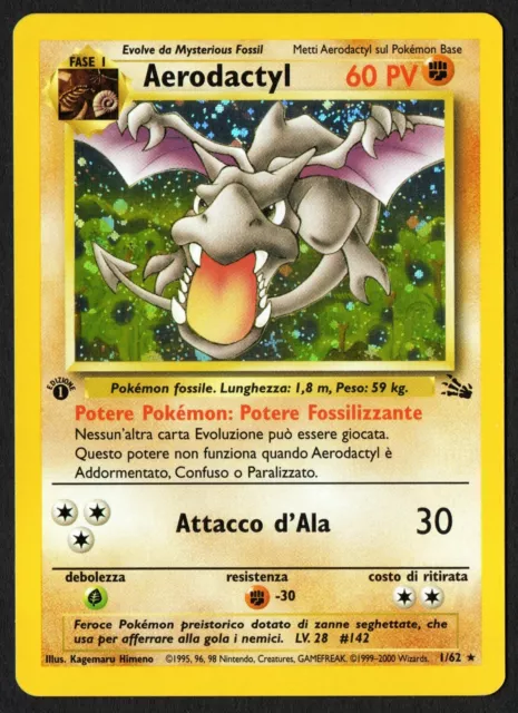 aerodactyl carta Pokemon - Collezionismo In vendita a Bergamo