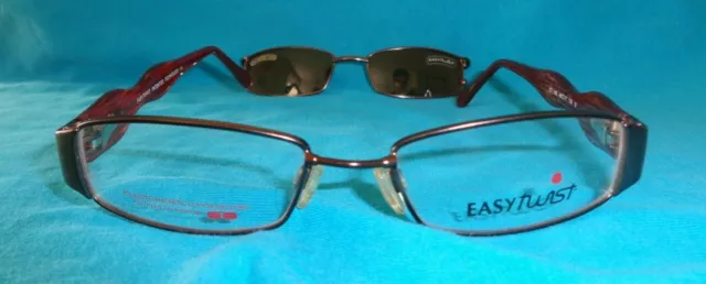 Easytwist N Clip CT246 With Magnetic Clip-On Lens Eyeglasses