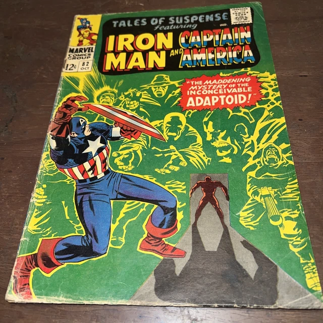 TALES OF SUSPENSE #82 VG, Iron Man, Kirby Captain America, Marvel Comics 1966