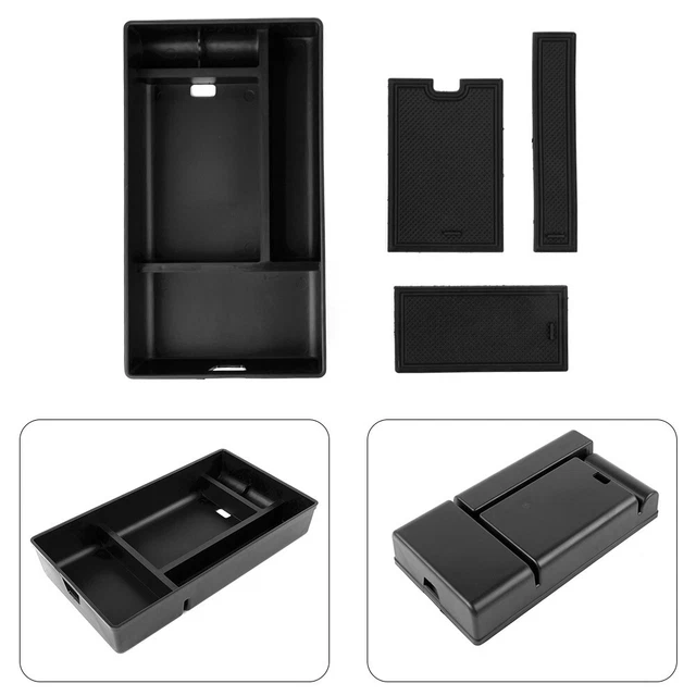 Boite de Rangement Organiseur Plateau Voiture Plastique ABS Central Conteneur