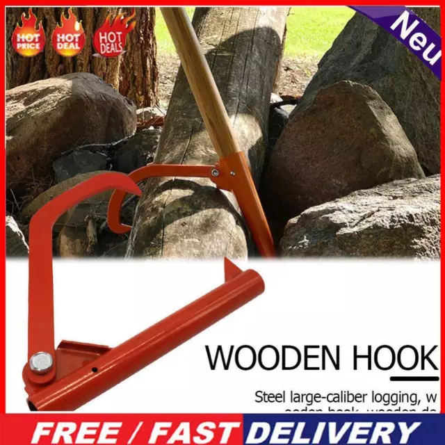 Steel Roller Felling Lever Garden Backyard Lifter Log Peavy Heavy Duty Durable