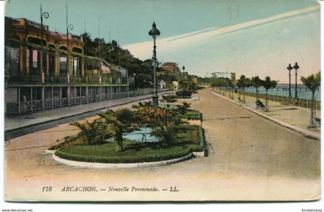 CPA -Carte postale-  France -Arcachon - Nouvelle Promenade - 1921 (CP1041)