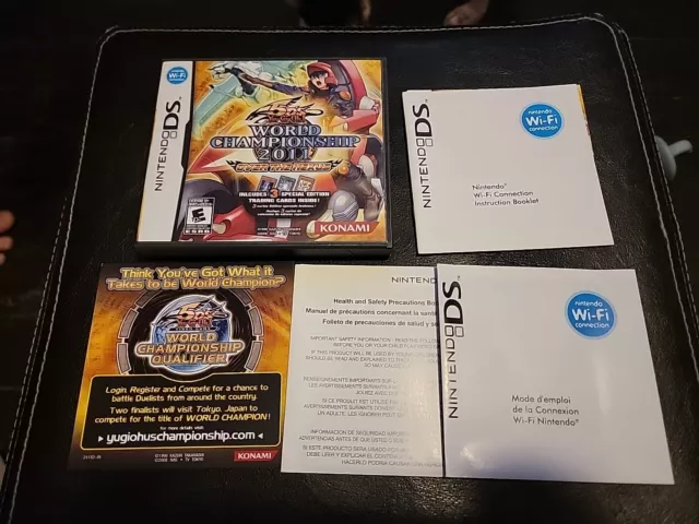 Yu-Gi-Oh 5D's World Championship 2011 Over the Nexus (DS) CIB w/ Promo  Cards 83717241829